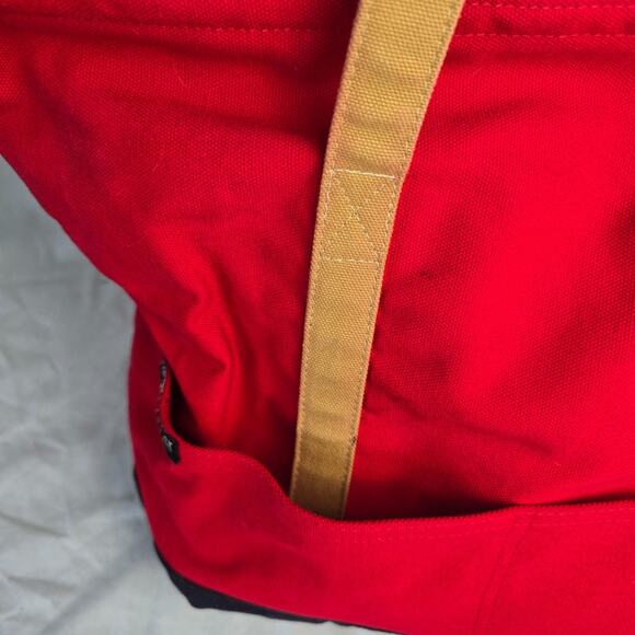 Love Thy Beast Pet Carrying Tote Medium Red & Blue & Tan - Picture 8 of 16